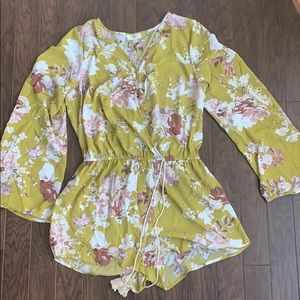 Floral romper!